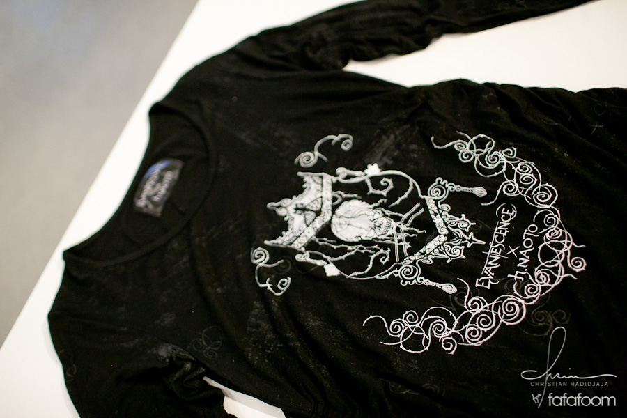 h. Naoto x Evanescence sold-out shirt